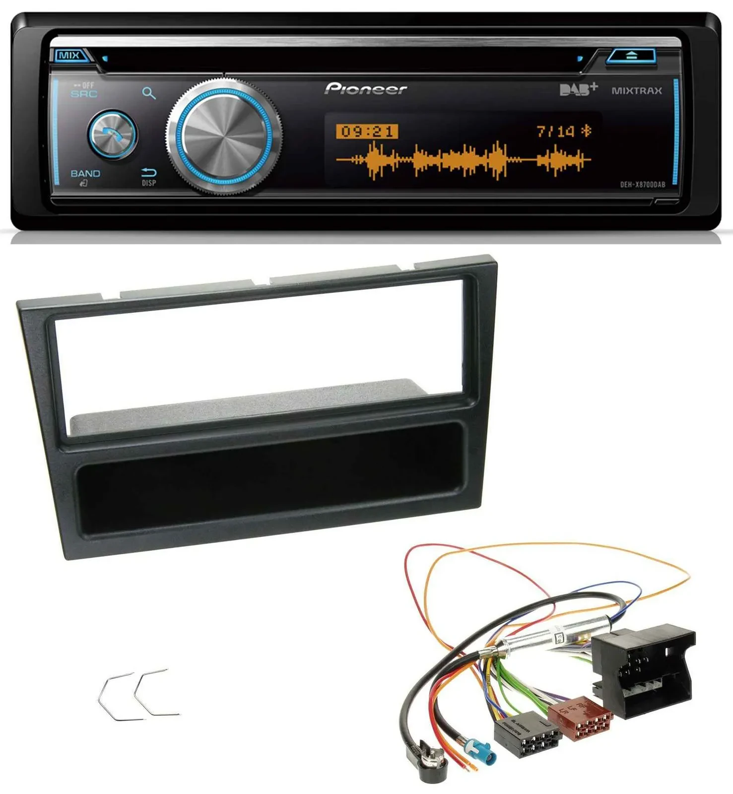 Pioneer MP3 DAB USB CD Bluetooth Autoradio für Opel Agila Combo Corsa C Omega B