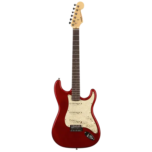 Электрогитара SQOE SEST200 Stratocaster SSS Red