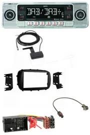 Dietz Bluetooth USB MP3 DAB Autoradio für Fiat 500X (ab 2015)
