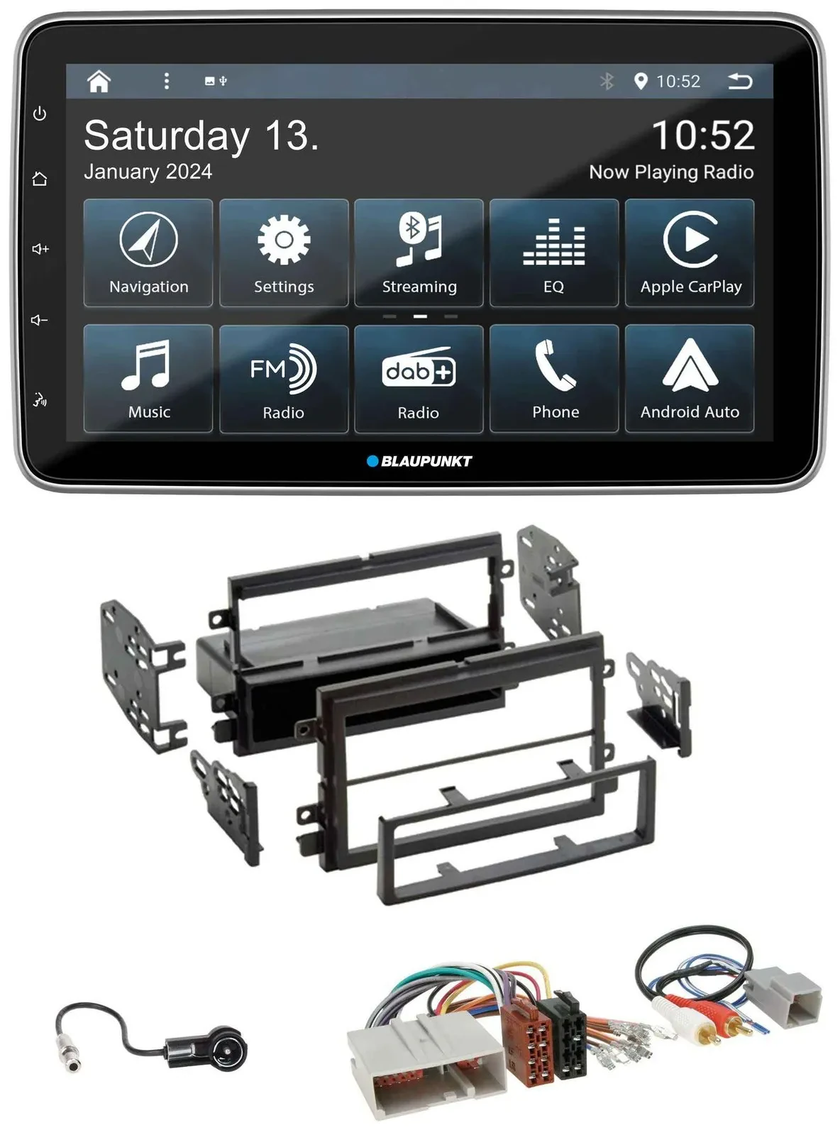 Blaupunkt USB DAB SD MP3 Bluetooth Autoradio für Ford Mustang, F150 (2004-2009)