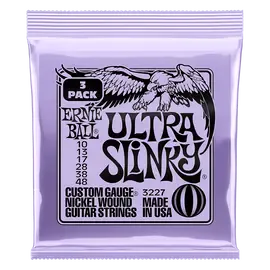 Струны для электрогитары ERNIE BALL 3227 Nickel Slinky Ultra 3 Pack 10-48