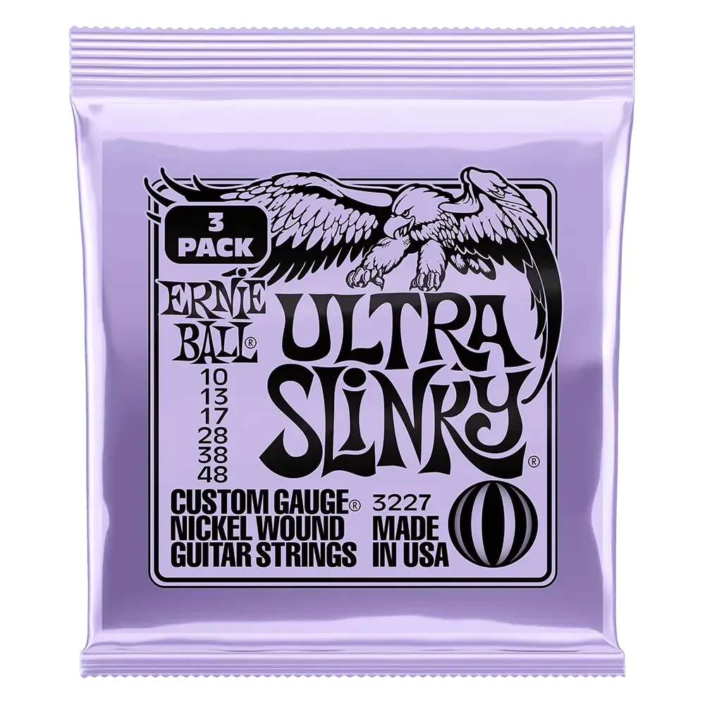 Струны для электрогитары ERNIE BALL 3227 Nickel Slinky Ultra 3 Pack 10-48