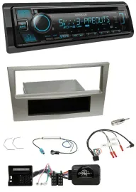 Автомагнитола Kenwood Bluetooth, USB, CD, DAB, совместима с кнопками на руле, для Opel Zafira B/Astra H/Corsa D