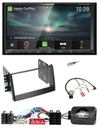 Kenwood Bluetooth USB 2DIN Lenkrad TMC DAB Navigation für Kia Soul 2009-2011