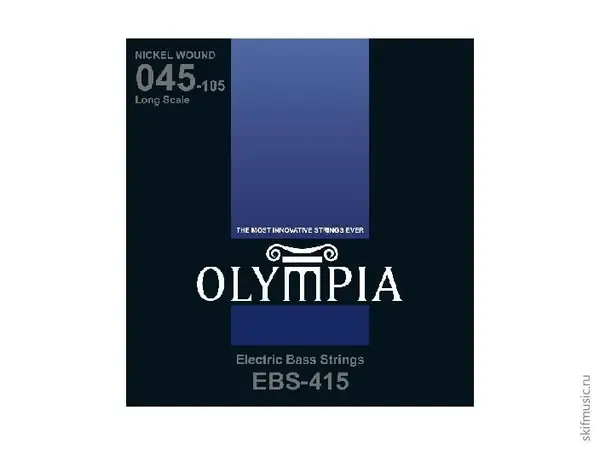Струны для бас-гитары Olympia EBS415 45-105