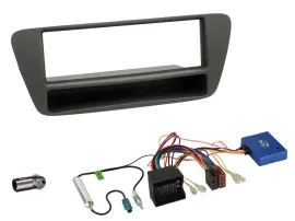 Einbauset Lenkradadapter DIN Autoradio für Audi Q3 2011-2018 40 Pin Quadlock