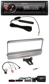 Pioneer MP3 DAB 1DIN Lenkrad USB Autoradio für Ford Escort Focus silber