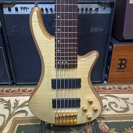 Бас-гитара Schecter Stilleto Diamond Series Custom 6 EMG HH Natural Indonesia 2014