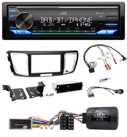 JVC Bluetooth DAB USB Lenkrad Autoradio für Honda Accord 2013-2015