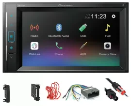 2009-2012 Dodge Ram 1500 Pioneer Double DIN Bluetooth Car Stereo Upgrade | 241ex