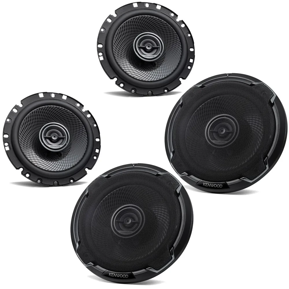 (2-Pairs) Kenwood KFC-1796PS 600W 6.75" Coaxial Car Speakers
