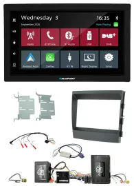 Blaupunkt DAB Bluetooth USB Lenkrad 2DIN Autoradio für Porsche Panamera Soundsys