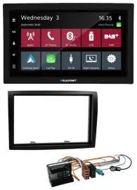 Blaupunkt 2DIN MP3 USB Bluetooth DAB Autoradio für Citroen Jumper 06-11 schwarz