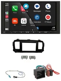 JBL USB 2DIN MP3 Bluetooth AUX Autoradio für Citroen Jumpy Spacetourer ab 2016 u