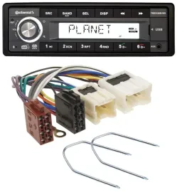 Continental USB 1DIN AUX DAB MP3 Autoradio für Nissan Pathfinder 96-03 Quest 93-