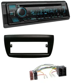 Автомагнитола Kenwood Bluetooth USB CD MP3 DAB для Fiat Doblo 2012–2015, Opel Combo 2010–2015