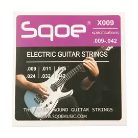 Струны для электрогитары Sqoe QX SQ X009 9-42