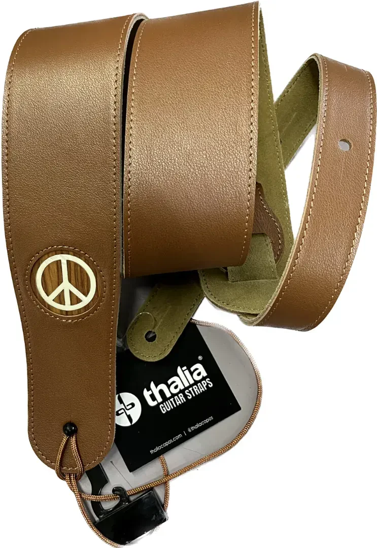 Ремень для гитары Thalia SBRPP-SR Brown Leather