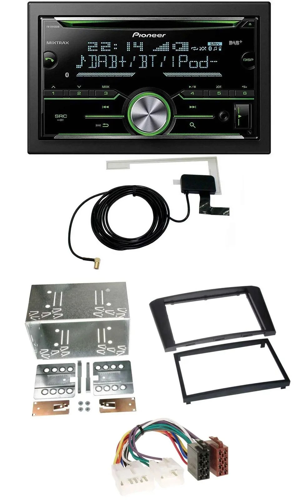 Pioneer CD USB MP3 Bluetooth 2DIN DAB Autoradio für Toyota Avensis 2003-2009