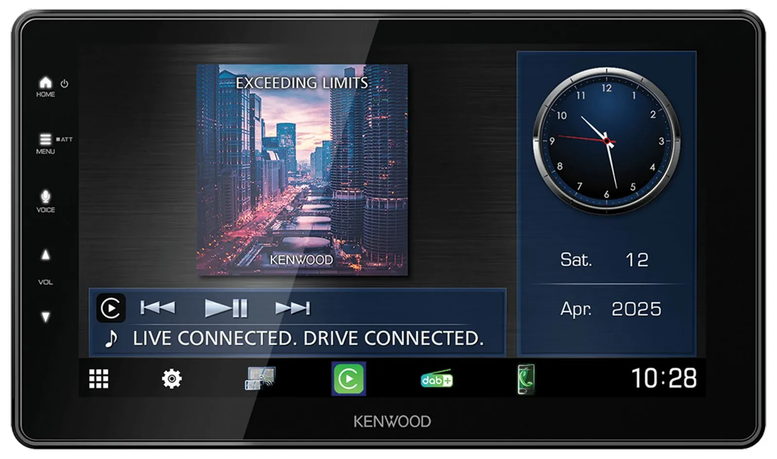 Kenwood Lenkrad Bluetooth USB DAB Autoradio für Chevrolet Aveo Captiva 2006-2011