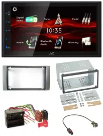 JVC USB Bluetooth MP3 DAB 2DIN Autoradio für Ford Galaxy Focus C-Max S-Max 03-07