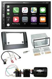 Pioneer USB Lenkrad DAB 2DIN Bluetooth Autoradio für Fiat Stilo 2005-2007