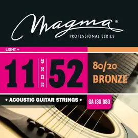 Струны для акустической гитары Magma Strings GA130B80