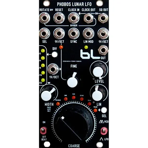 Модульный студийный синтезатор Blue Lantern Phobos Lunar V2.0 LFO/VCO/Clock Divider Eurorack Synth Module