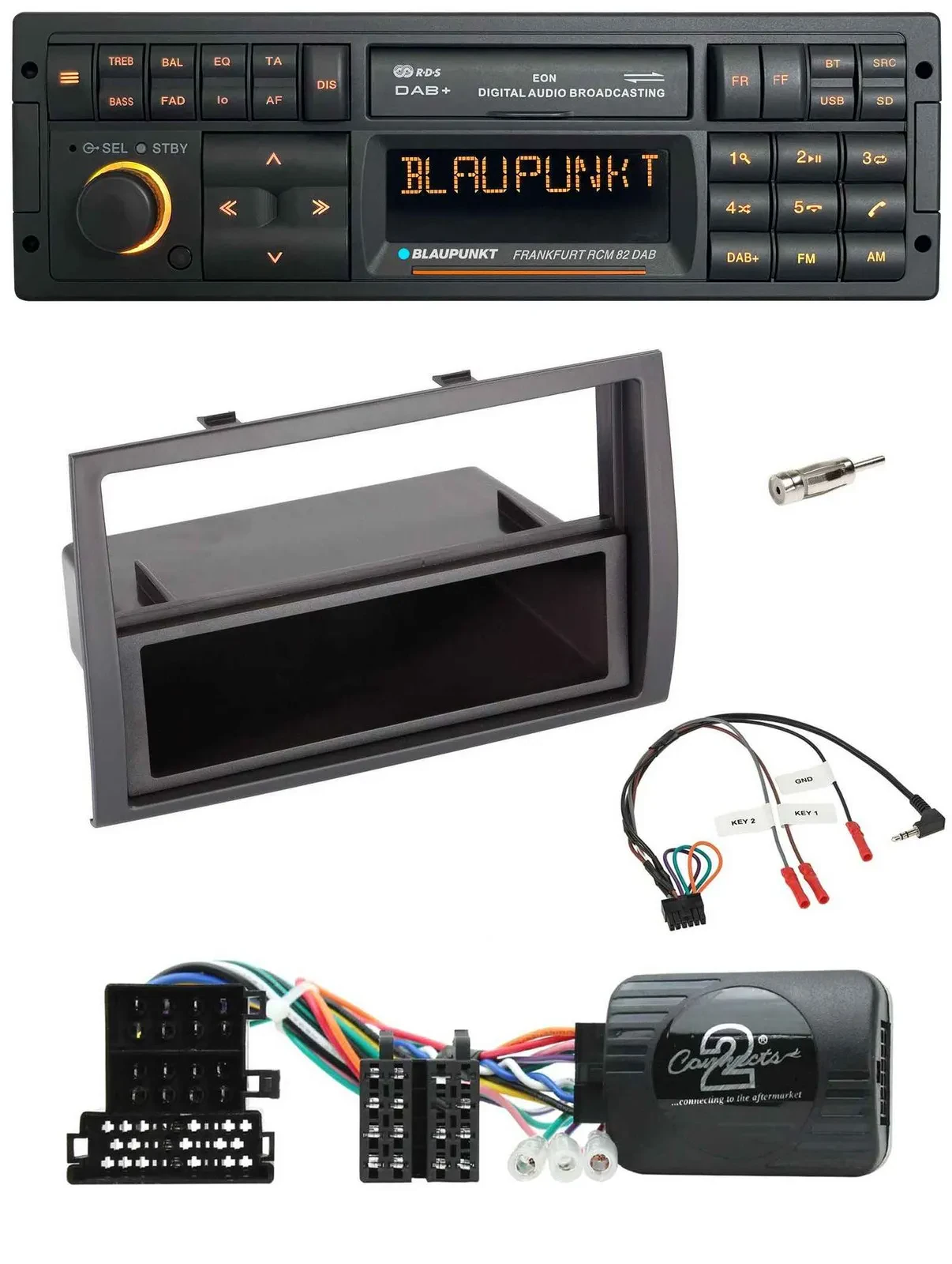 Blaupunkt USB DAB SD Lenkrad Bluetooth Autoradio für Citroen Jumper 2008-2011