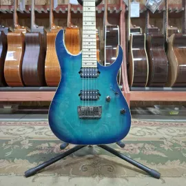 Электрогитара IBANEZ RG652AHMFX-NGB PRESTIGE HH Nebula Green Burst Case Japan 2020's