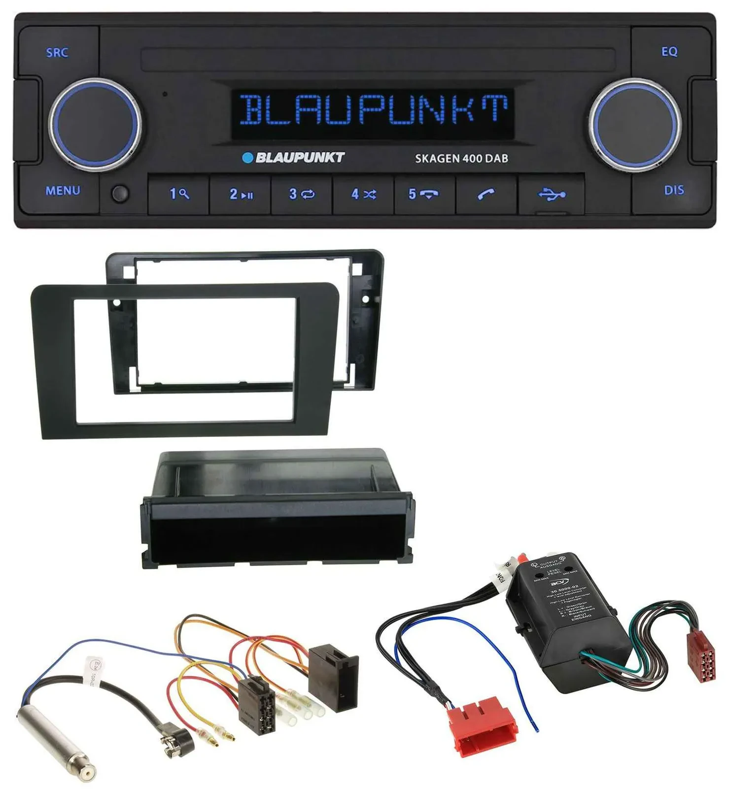 Blaupunkt DAB USB Bluetooth MP3 Autoradio für Audi A3 8P 03-06 Symphony Bose Akt