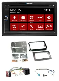 Blaupunkt Bluetooth DAB 2DIN USB DVD MP3 Autoradio für Alfa Romeo Mito ISO 955 0