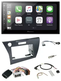 Pioneer Lenkrad Bluetooth DAB 2DIN USB Autoradio für Honda CR-Z 2010-2013