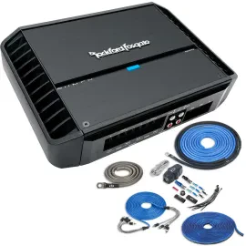 Rockford Fosgate P400X4 | 400W Class AB 4-Channel Amplifier with Amp Kit