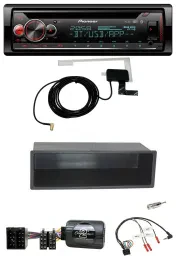 Автомагнитола Pioneer DAB, CD, USB, Bluetooth, поддержка управления на руле для Citroen C2/C3/Berlingo (2002–2006)