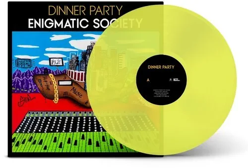 Виниловая пластинка Dinner Party - Enigmatic Society - Yellow [New Vinyl LP] Explicit, Yellow, Color