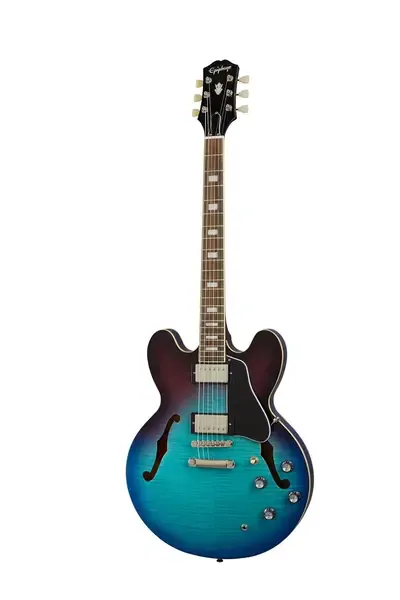 Электрогитара полуакустическая Epiphone ES-335 Figured Blueberry Burst