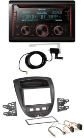 Pioneer 2DIN MP3 DAB USB CD Bluetooth Autoradio für Peugeot 107 Citroen C1 Toyot