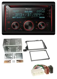 Pioneer 2DIN DAB MP3 Bluetooth USB CD Autoradio für SSangYong Actyon Kyron 2006-