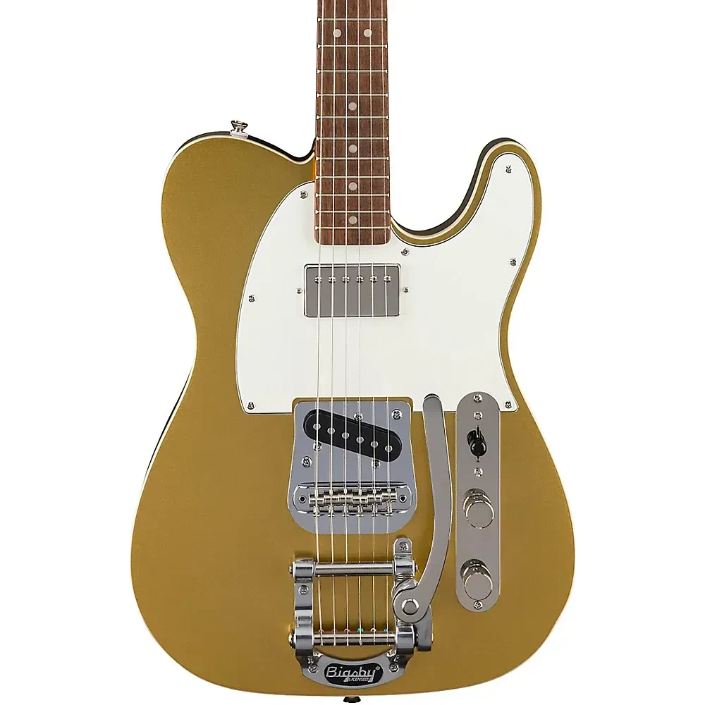 Электрогитара Squier by Fender Classic Vibe '60s Custom Telecaster SH Aztec Gold с Bigsby