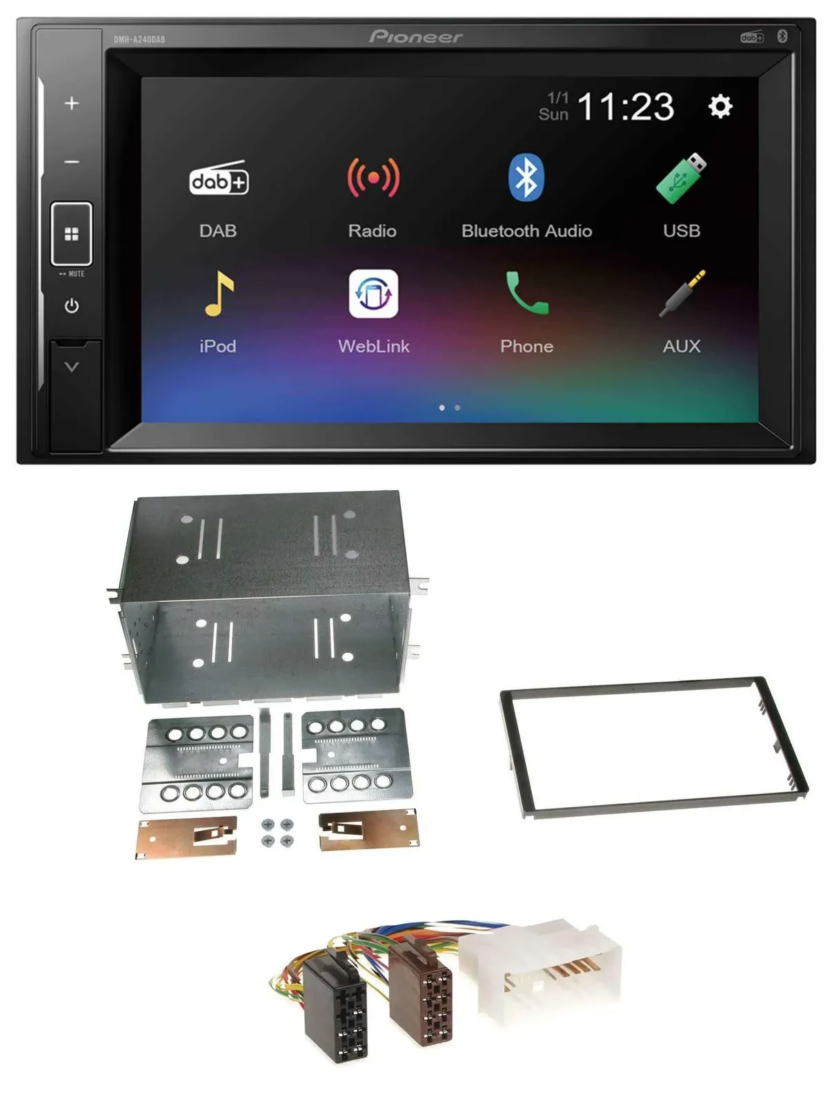 Pioneer DAB MP3 2DIN Bluetooth USB Autoradio für Kia Optima Magentis 05-10