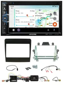 Alpine Bluetooth TMC USB DAB 2DIN Lenkrad Navigation für Porsche 911 2011-2017 9