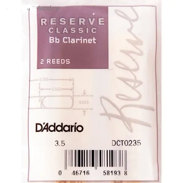 Трость для кларнета RICO Reserve Classic DCT0235