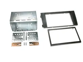 Einbaurahmen Set Doppel DIN Autoradio für Audi A6 C5 2001-2005 Symphony