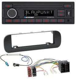 Blaupunkt MP3 AUX USB 1DIN Autoradio für Fiat Panda (ab 2012) - schwarz