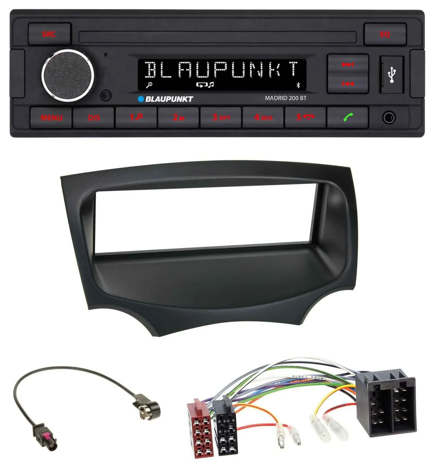 Blaupunkt USB AUX Bluetooth MP3 Autoradio für Ford Ka (RU8, ab 2008)