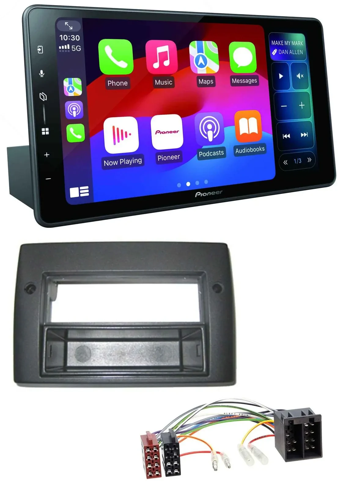 Pioneer Bluetooth DAB MP3 USB Autoradio für Fiat Stilo 192 01-08 Profiversion Ab