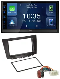 Автомагнитола JVC 2DIN, DAB, Bluetooth, USB для Suzuki Kizashi (с 2009)