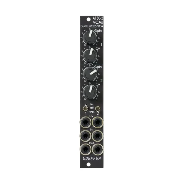 Модульный студийный синтезатор Doepfer A-130-2 Dual Linear/Exponential VCA Vintage Edition