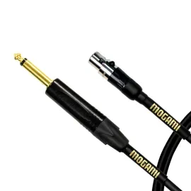 Mogami Gold Beltpack TA4F Male to 1/4-Inch Male Cable for Shure